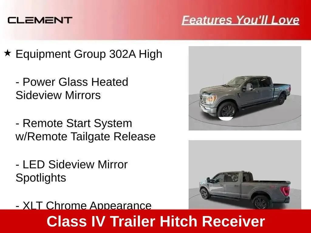 Used 2023 Ford F150 XLT w/ Equipment Group 302A High AWD/4WD image 83