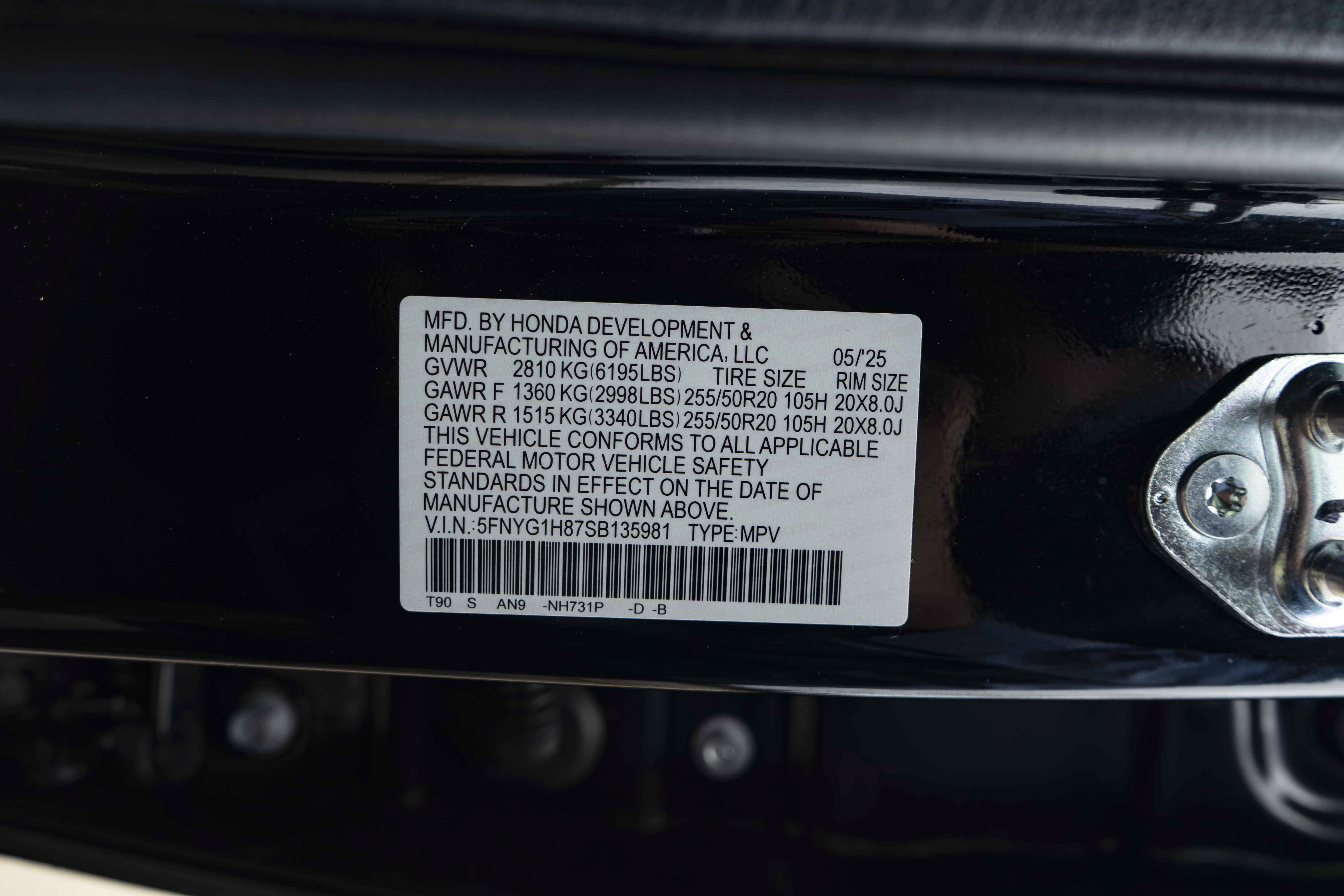 Certified 2025 Honda Pilot Elite image 49