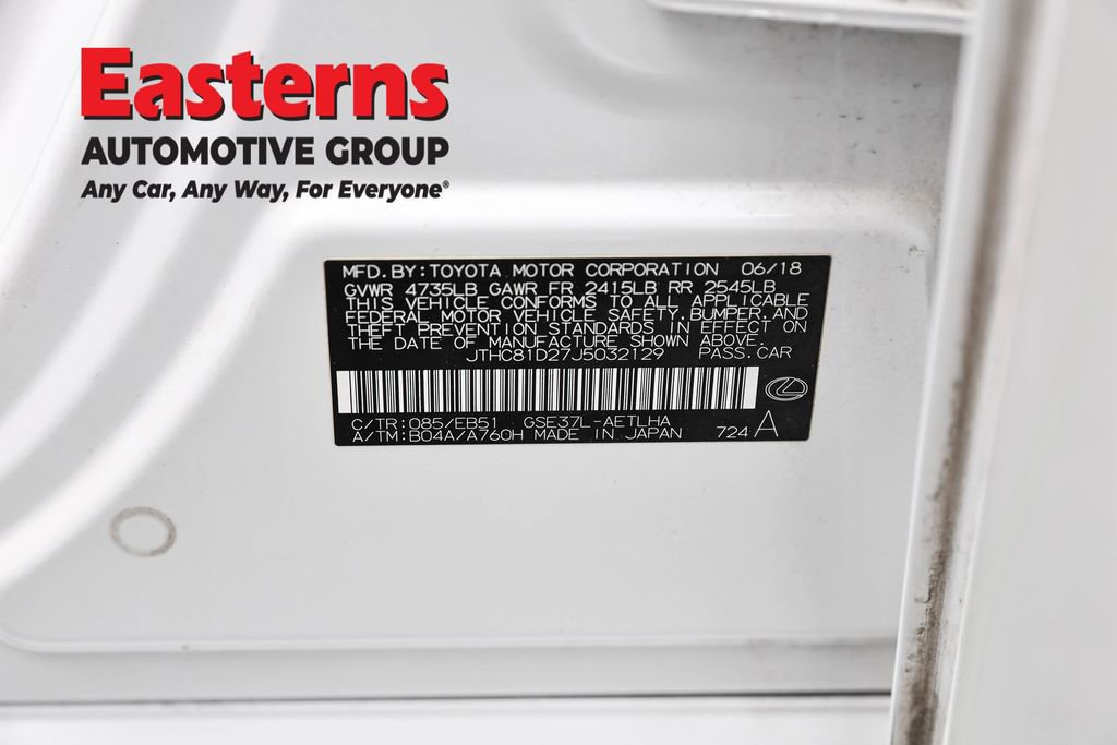 Used 2018 Lexus IS 300 AWD w/ Comfort Package image 39