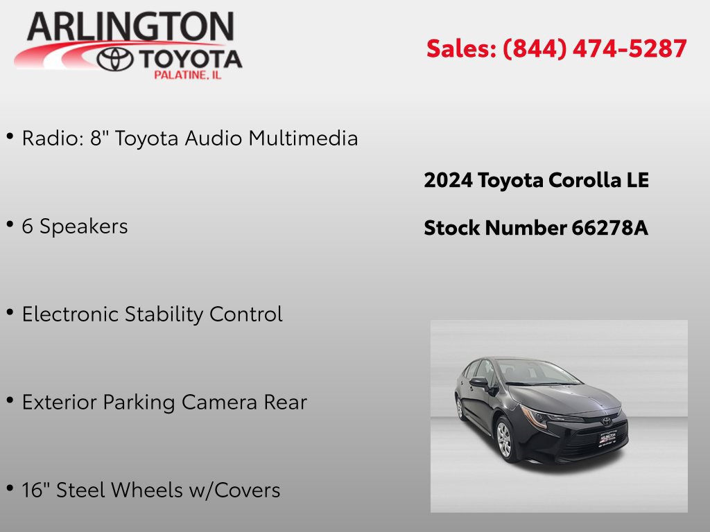 Used 2024 Toyota Corolla LE FWD image 4