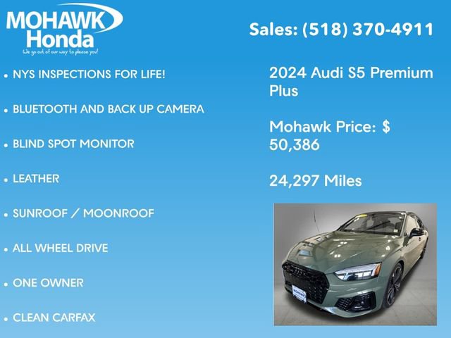 Used 2024 Audi S5 Premium Plus AWD/4WD image 7