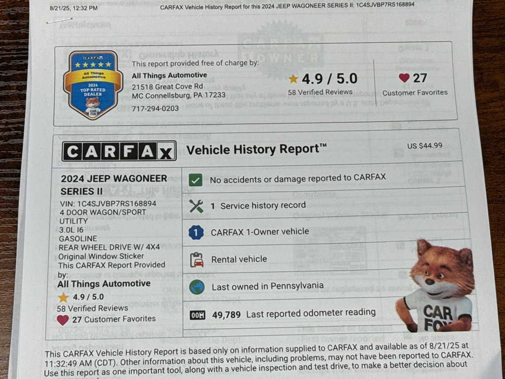 Used 2024 Jeep Wagoneer Series II image 46