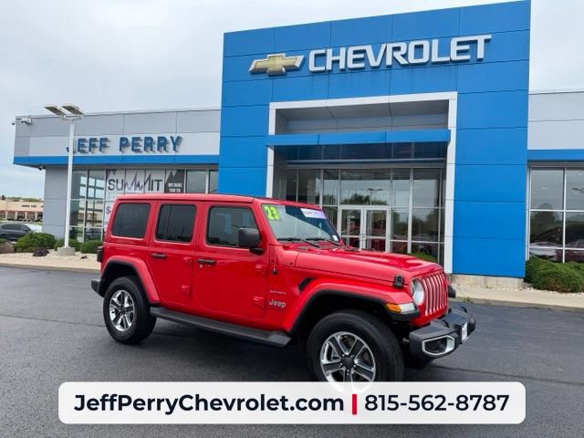 Used 2023 Jeep Wrangler Unlimited Sahara w/ LED Lighting Group