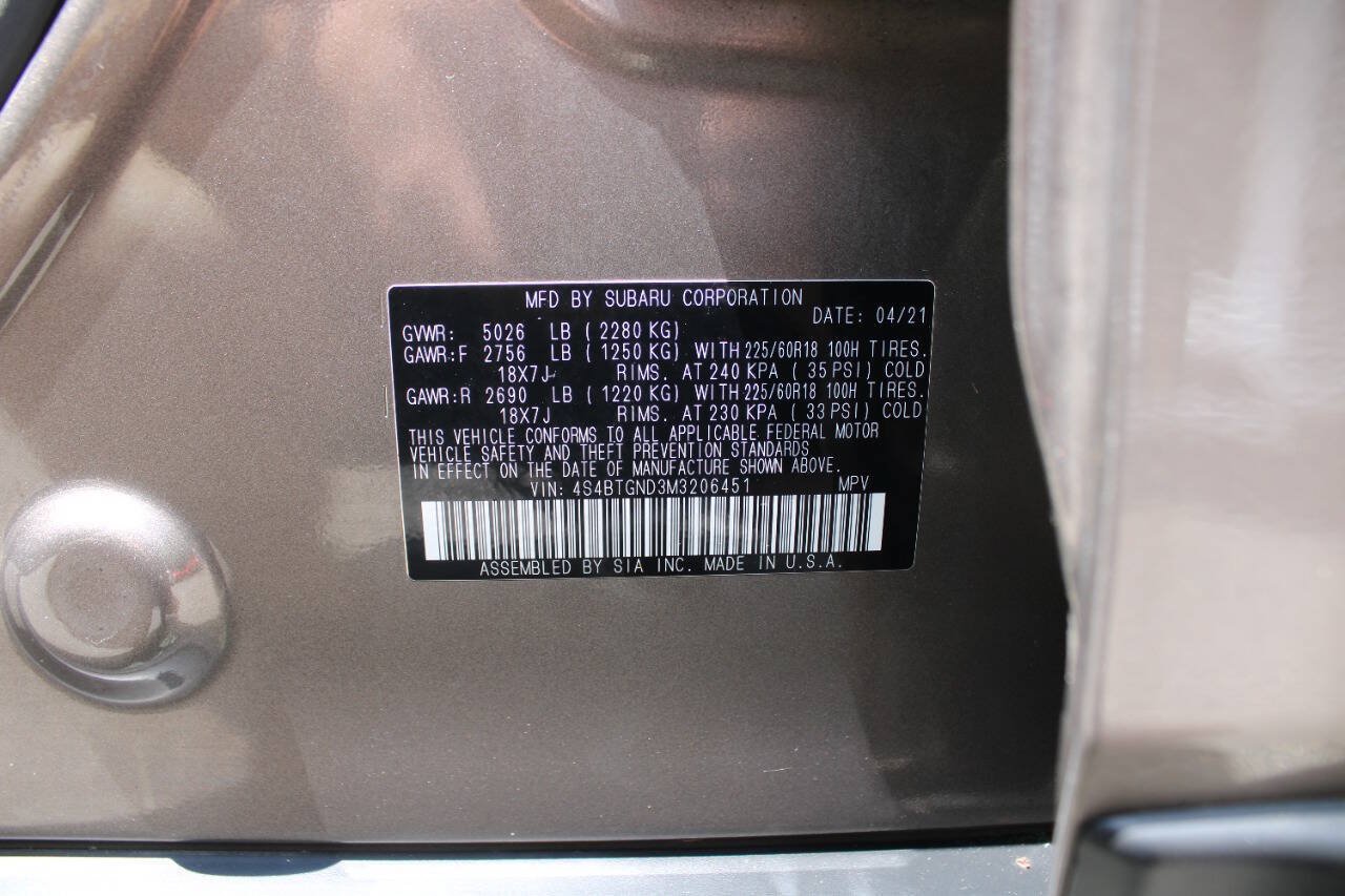 Used 2021 Subaru Outback Limited XT AWD/4WD image 47