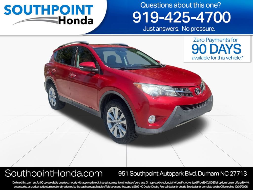Used 2015 Toyota RAV4 Limited w/ Technology Package