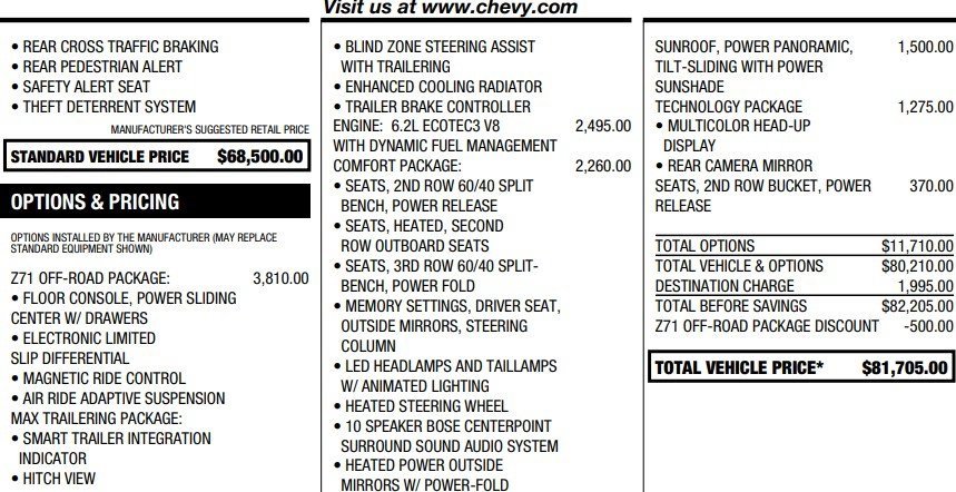 Certified 2025 Chevrolet Tahoe Z71 w/ Z71 Off-Road Package image 2