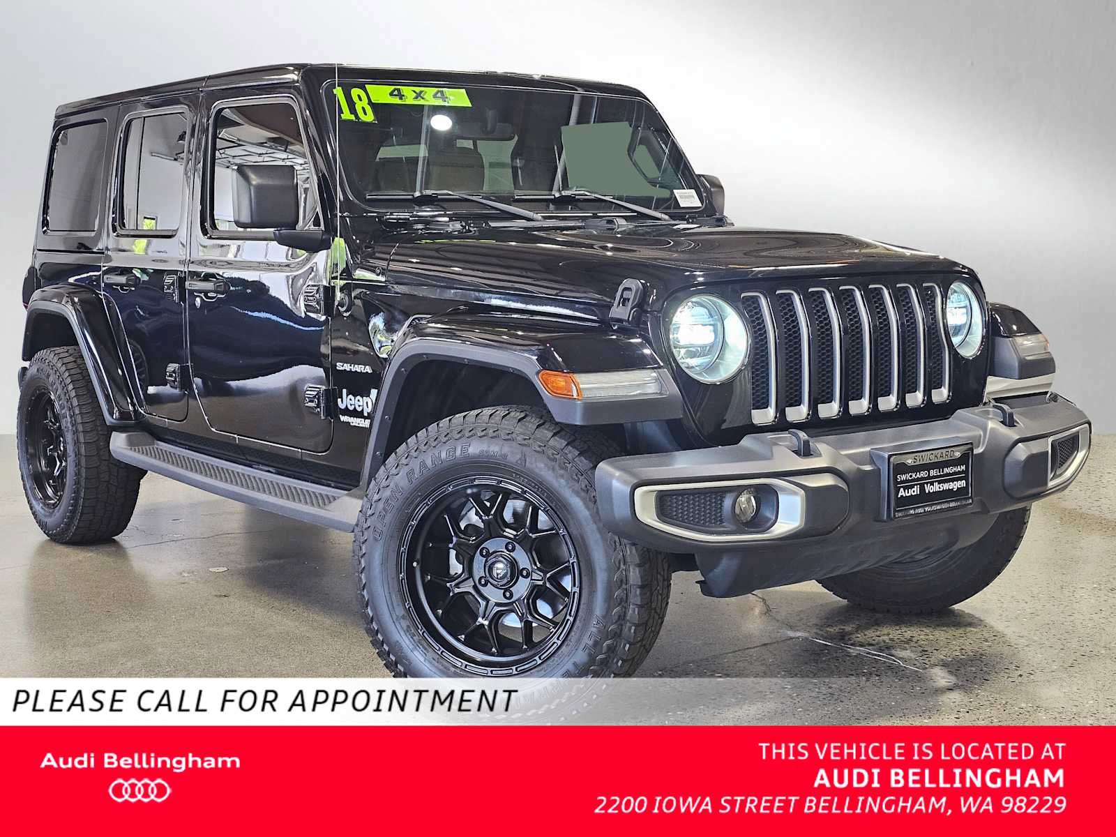 Used 2018 Jeep Wrangler Unlimited Sahara