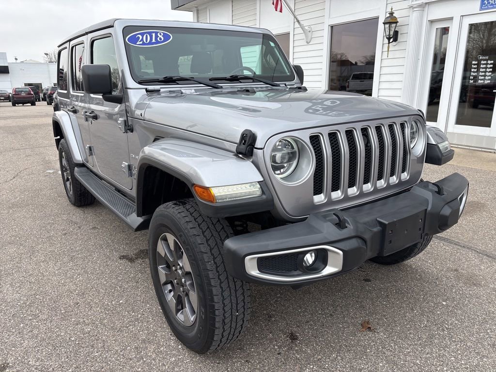 Used 2018 Jeep Wrangler Unlimited Sahara w/ Uconnect 4C Nav & Sound Group image 3
