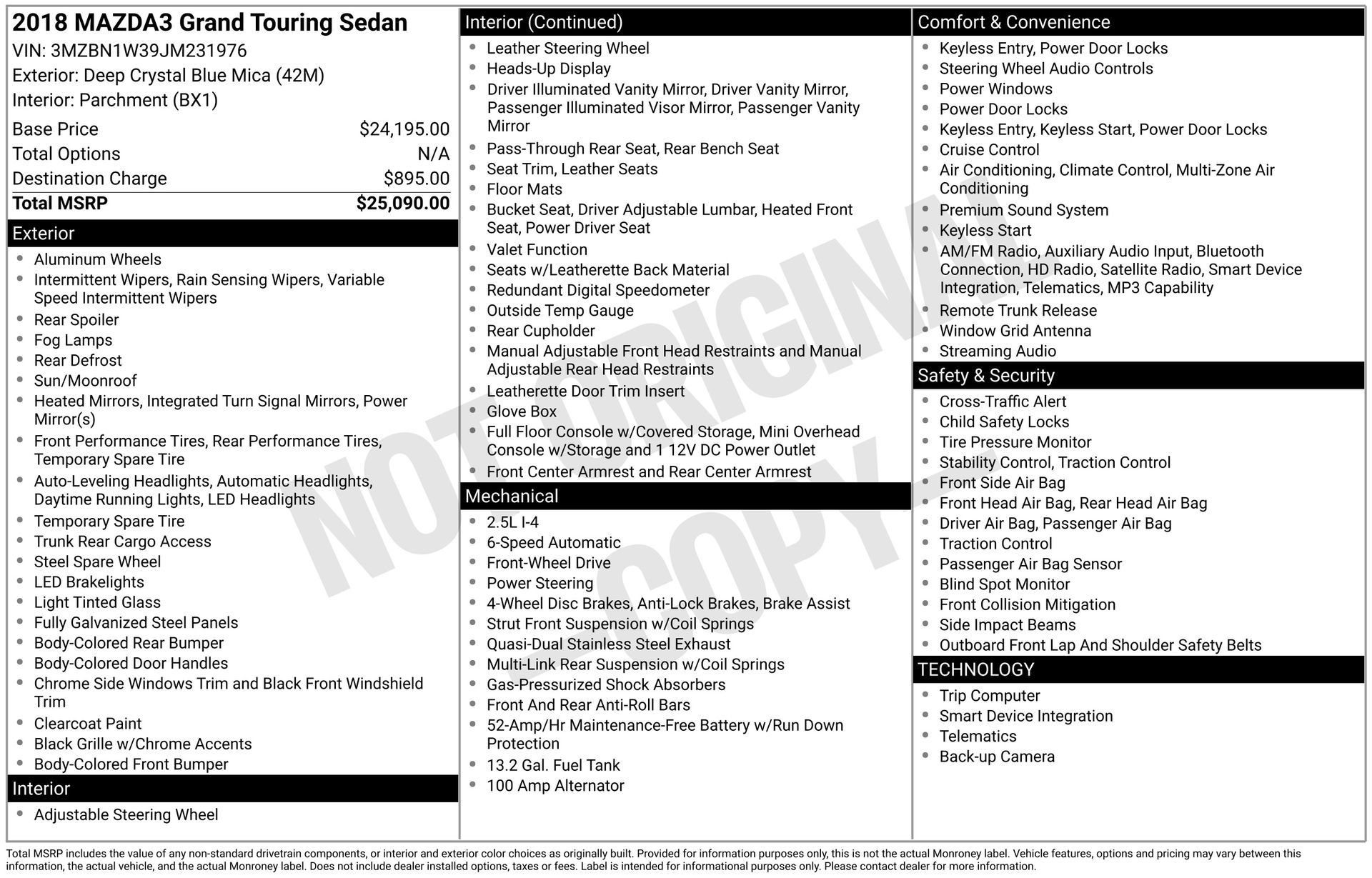 Used 2018 MAZDA MAZDA3 Grand Touring image 42
