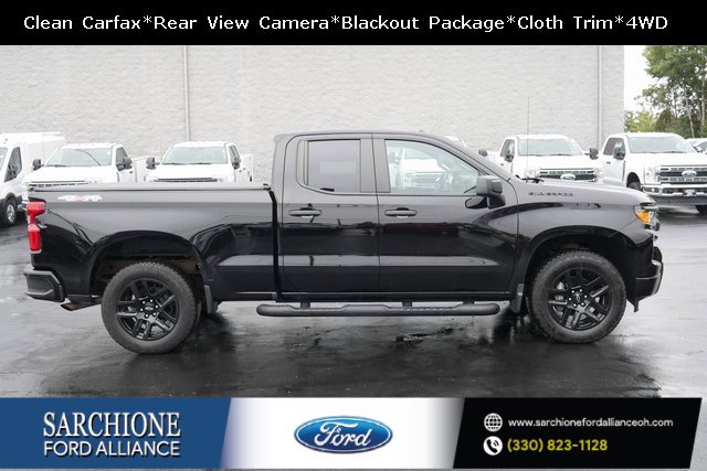 Used 2024 Chevrolet Silverado 1500 Custom w/ Turbomax Blackout Package