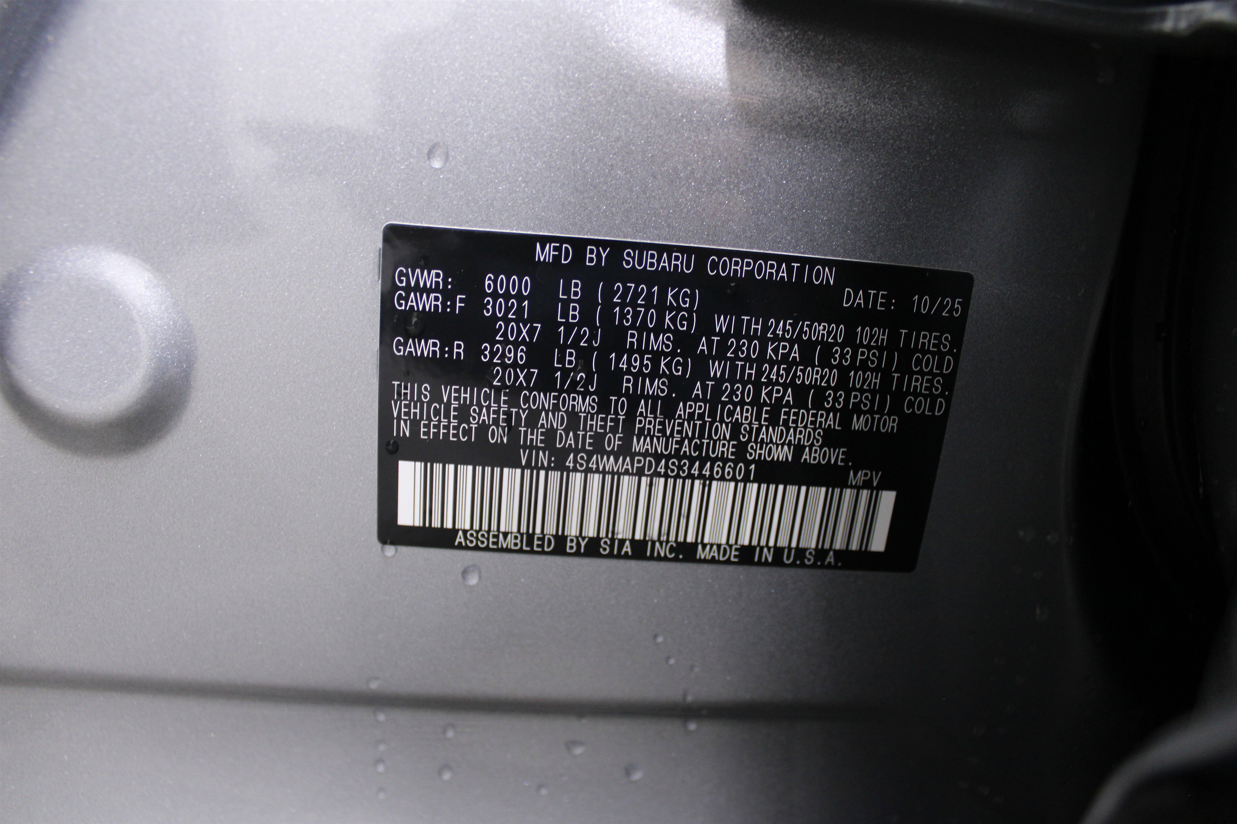 New 2025 Subaru Ascent Limited image 39