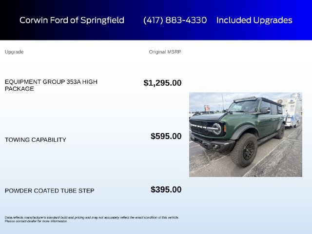 Used 2023 Ford Bronco Wildtrak AWD/4WD image 6