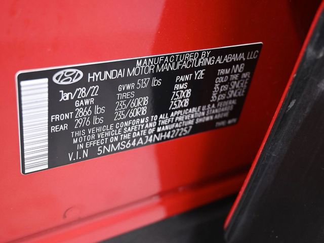 Used 2022 Hyundai Santa Fe SEL w/ Convenience Package image 20