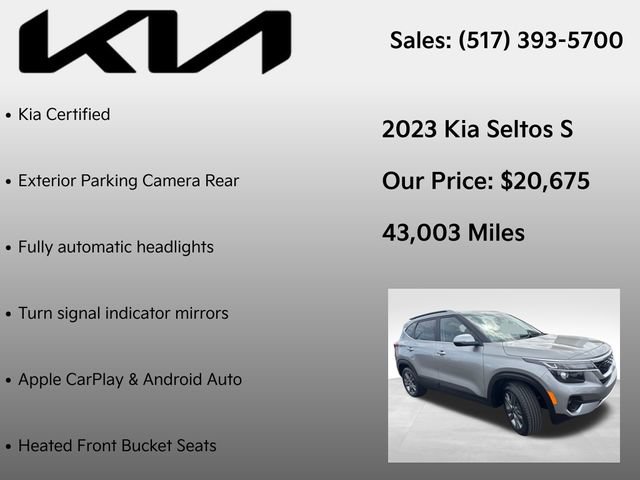 Used 2023 Kia Seltos S AWD/4WD image 7