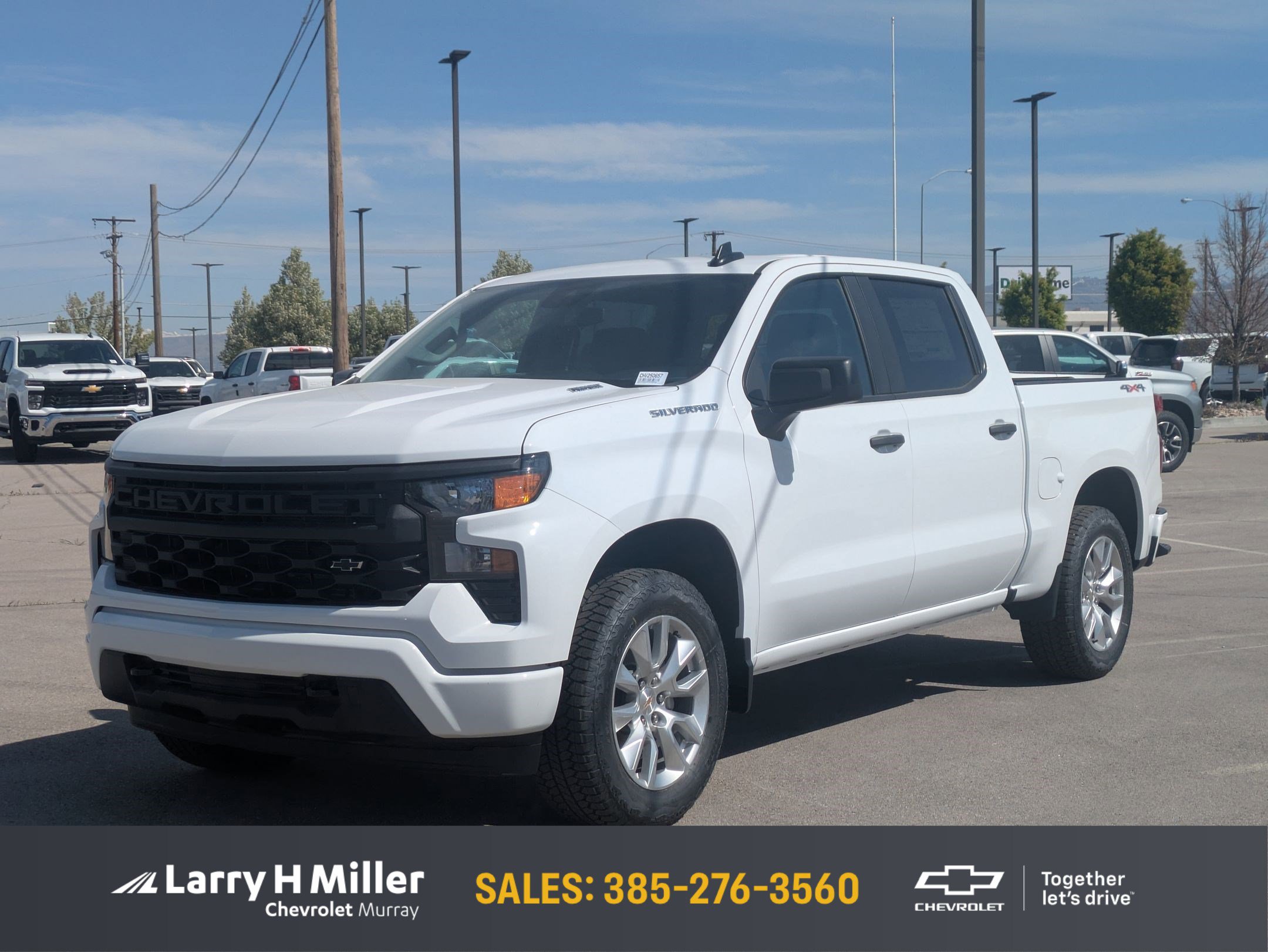 New 2025 Chevrolet Silverado 1500 Custom w/ LPO, Dark Essentials Package