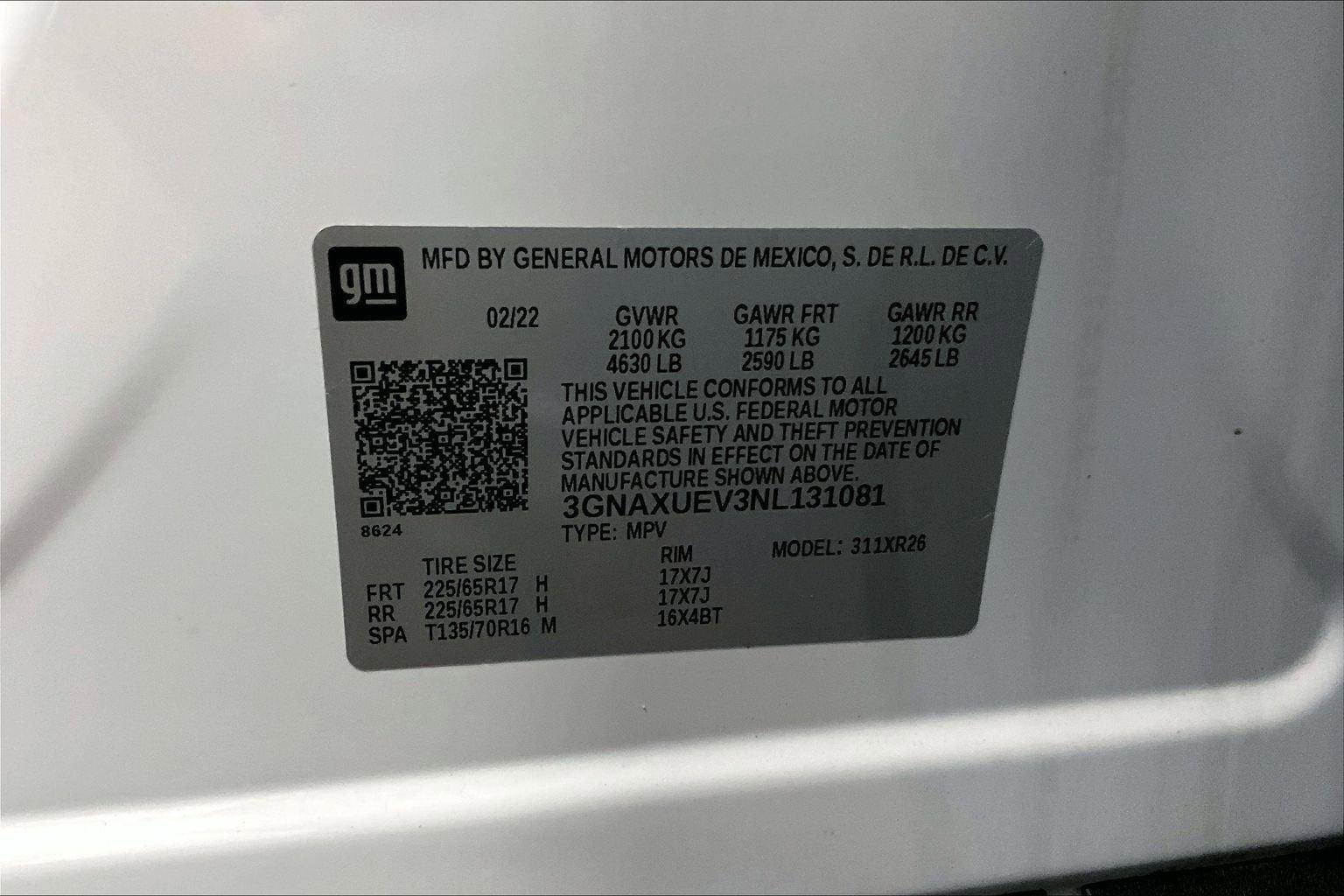 Used 2022 Chevrolet Equinox LT image 32