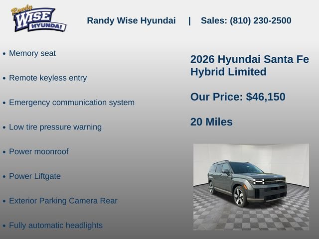 New 2026 Hyundai Santa Fe Limited AWD/4WD image 10