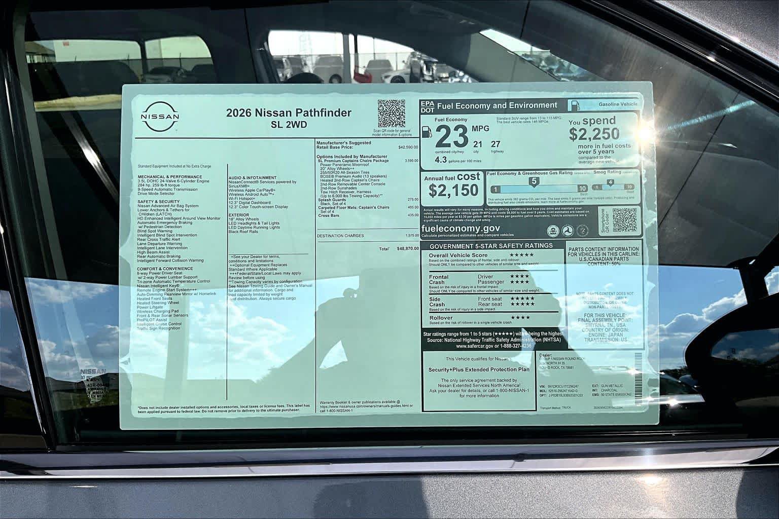 New 2026 Nissan Pathfinder SL FWD image 19