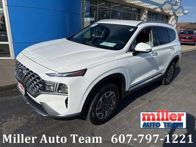 Used 2021 Hyundai Santa Fe Blue AWD/4WD image 1