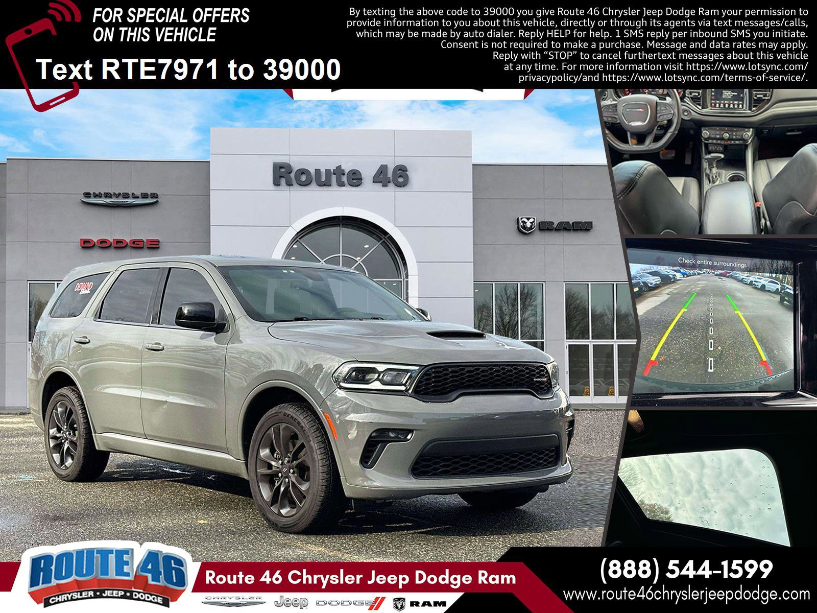 Used 2022 Dodge Durango GT w/ Blacktop Package