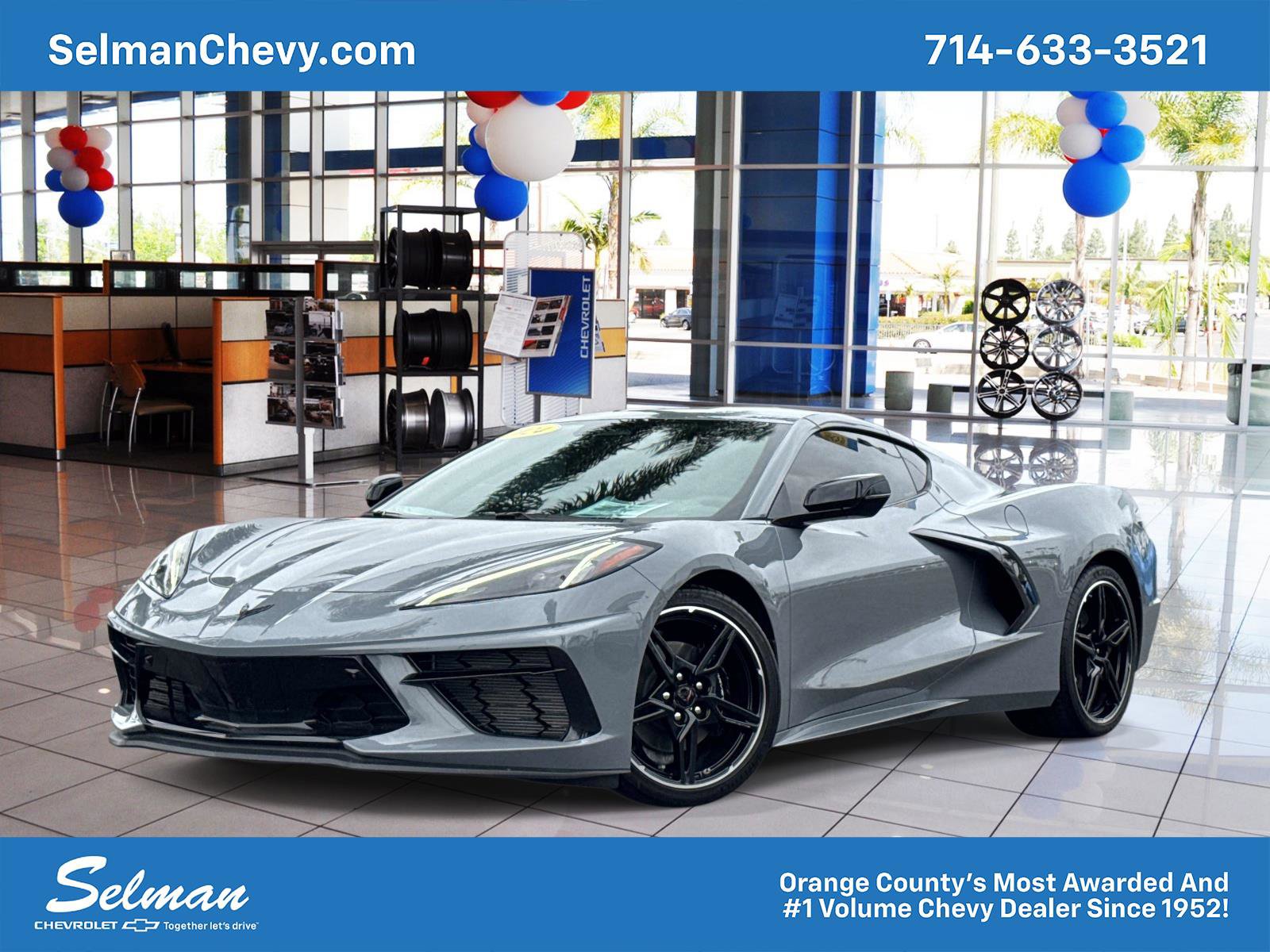 Used 2024 Chevrolet Corvette Stingray Preferred Cpe w/ Stealth Interior Trim Package