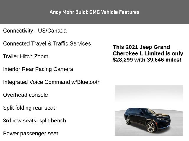 Used 2021 Jeep Grand Cherokee L Limited w/ Trailer Tow Group (B) image 20