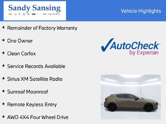 Certified 2025 MAZDA MAZDA3 Carbon AWD/4WD image 7
