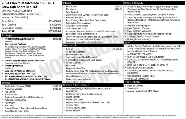 Used 2024 Chevrolet Silverado 1500 RST w/ Protection Package image 34