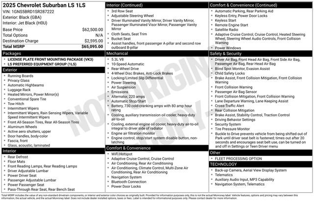 Used 2025 Chevrolet Suburban LS image 5