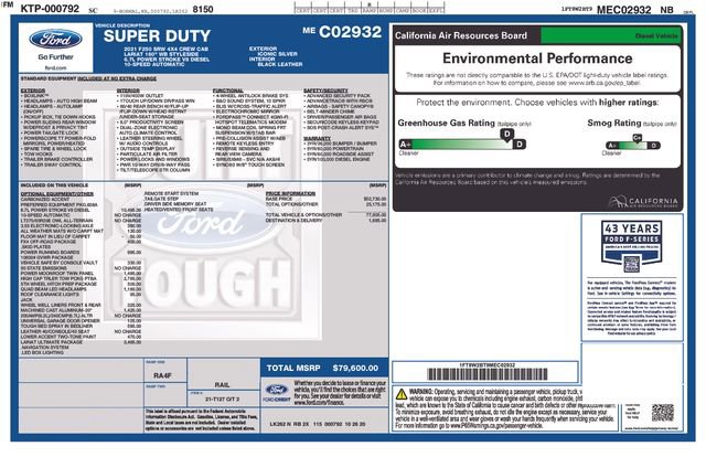 Used 2021 Ford F250 Lariat w/ Lariat Ultimate Package AWD/4WD video 3