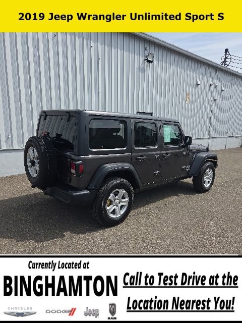 Used 2019 Jeep Wrangler Unlimited Sport S AWD/4WD image 4