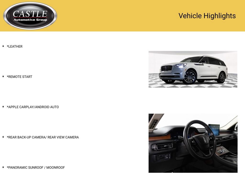 Used 2021 Lincoln Aviator Grand Touring w/ Equipment Group 302A AWD/4WD image 3