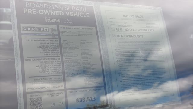 Used 2023 Subaru Ascent Onyx Edition Limited image 29
