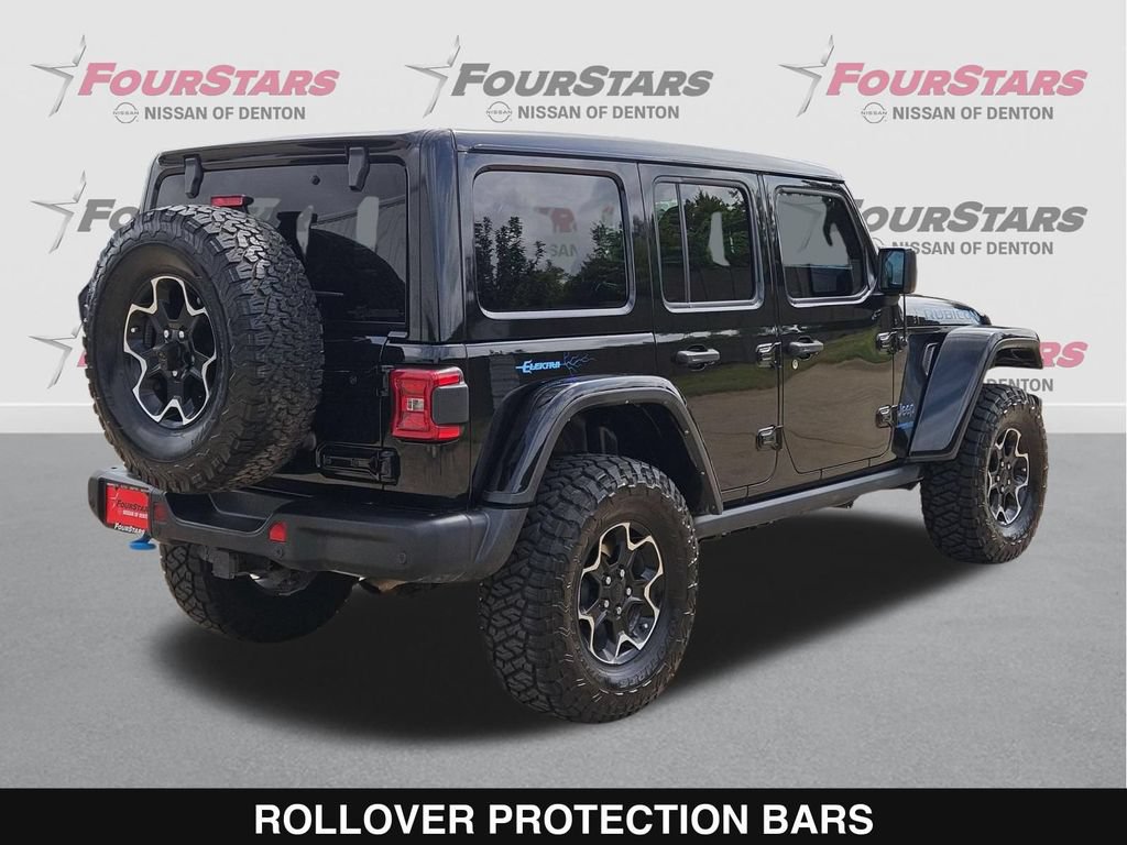 Used 2021 Jeep Wrangler Unlimited Rubicon 4xe w/ Steel Bumper Group AWD/4WD image 4