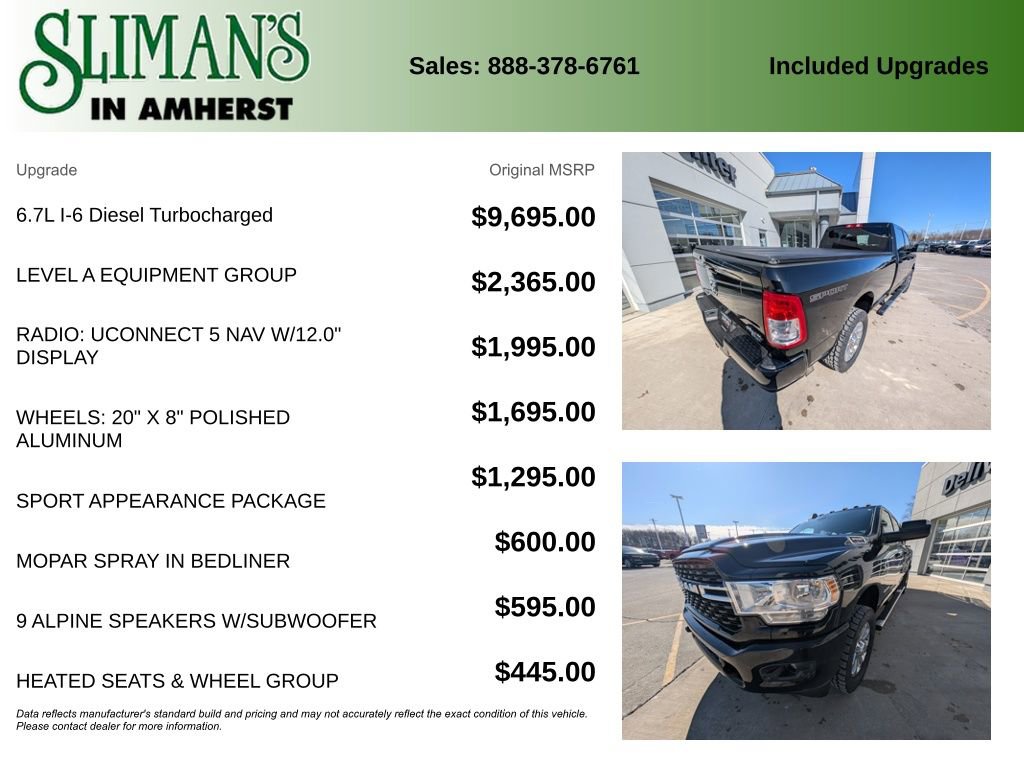 Used 2022 RAM 3500 Big Horn w/ Level A Equipment Group image 12