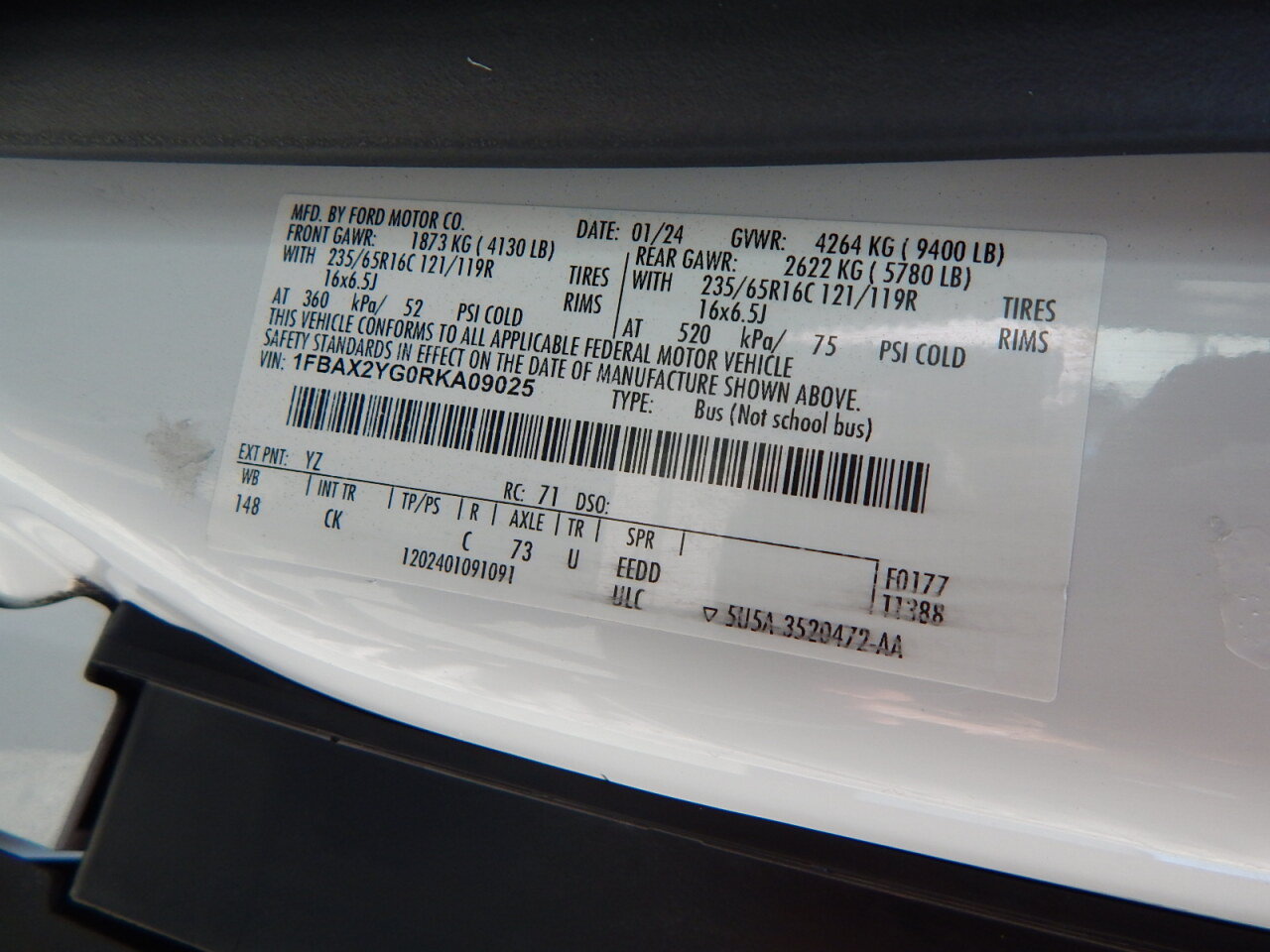 Used 2024 Ford Transit 350 XLT RWD image 30