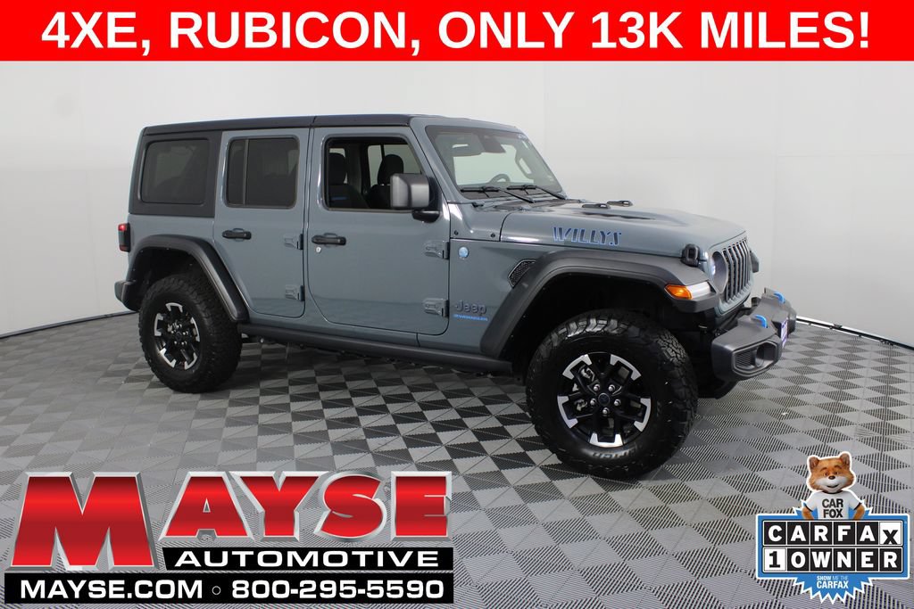 Used 2025 Jeep Wrangler Unlimited Rubicon 4xe AWD/4WD image 1