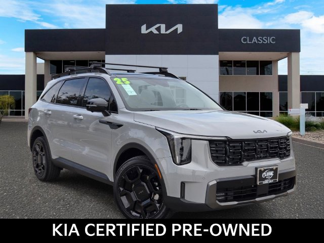Certified 2025 Kia Sorento SX Prestige w/ Olive Brown Leather Package