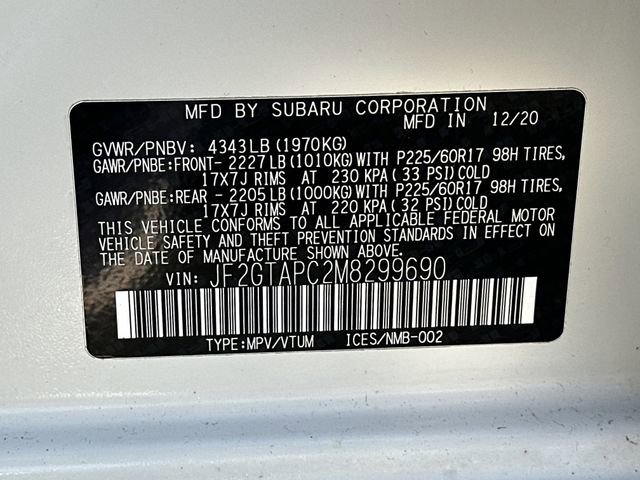 Used 2021 Subaru Crosstrek 2.0i Premium image 32