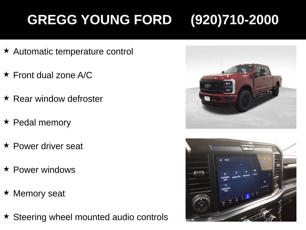 New 2025 Ford F250 Lariat w/ Lariat Ultimate Package image 12