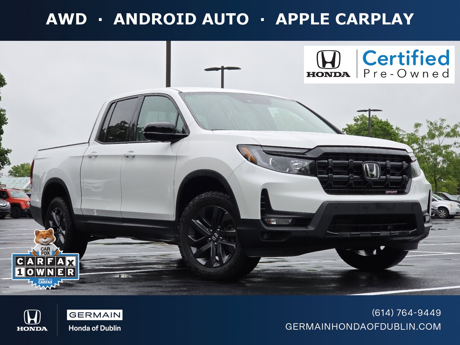 Certified 2025 Honda Ridgeline Sport