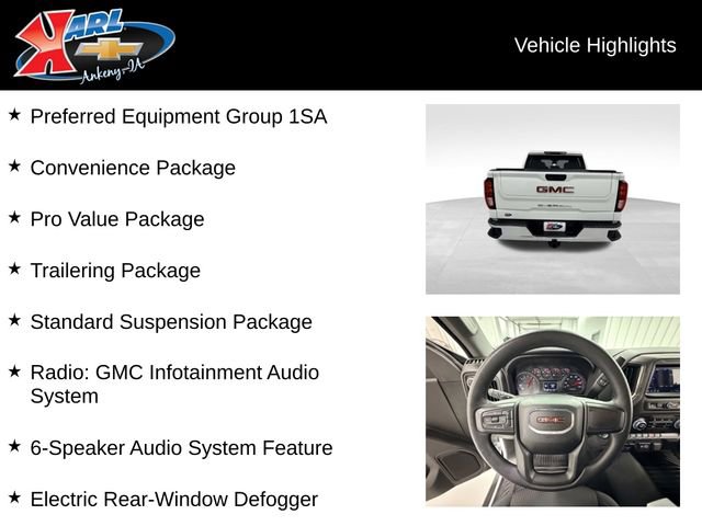 Certified 2025 GMC Sierra 1500 Pro w/ Pro Value Package image 2