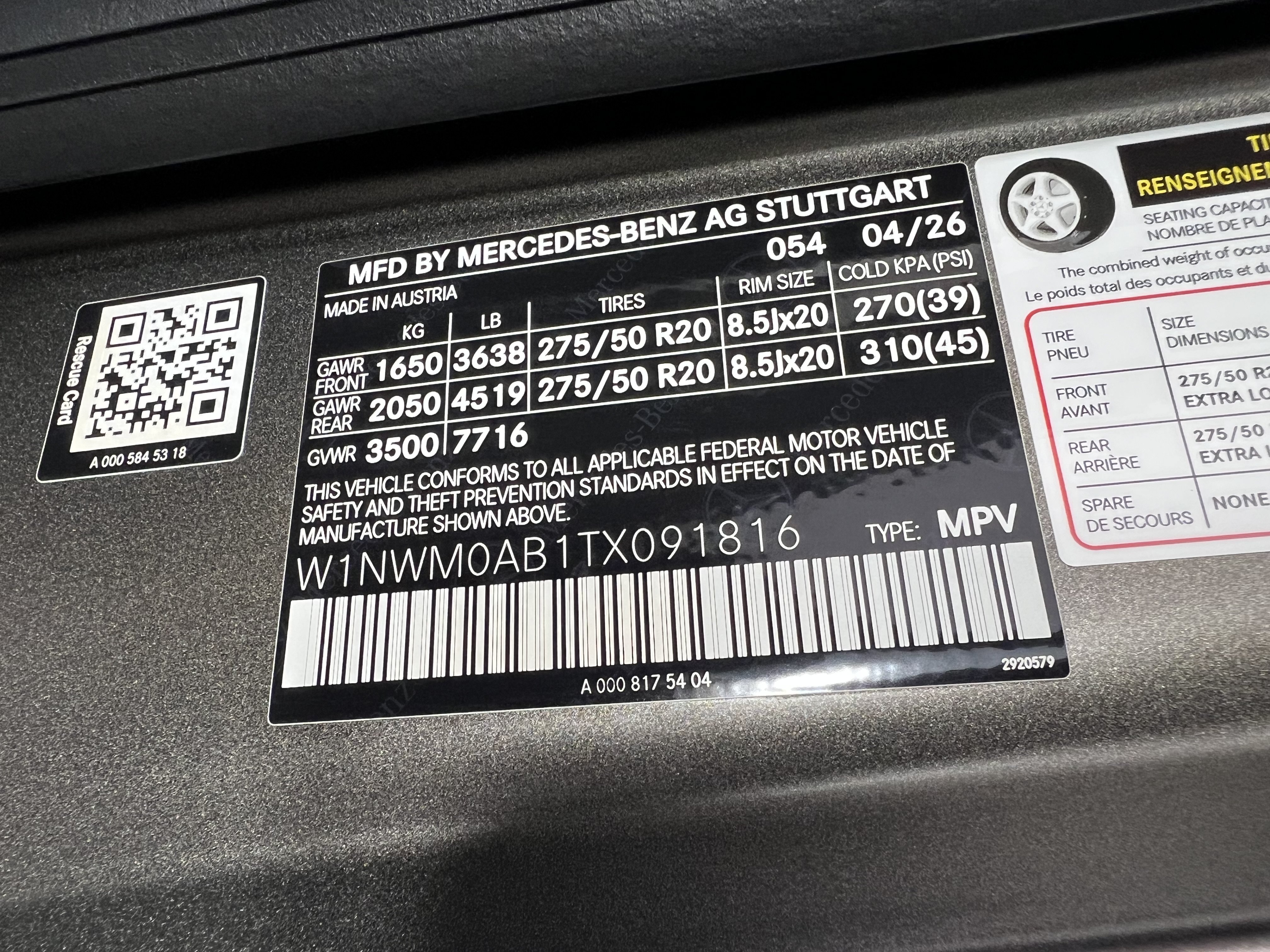 New 2026 Mercedes-Benz G 580 w/ EQ Technology image 35