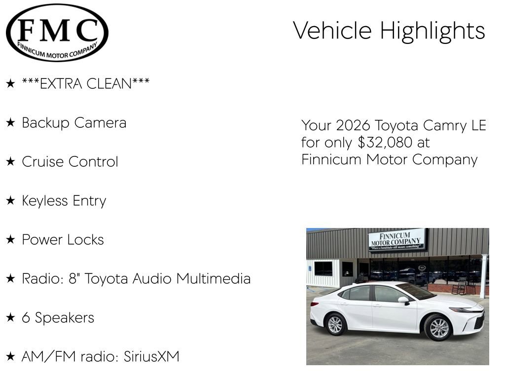 Used 2026 Toyota Camry LE image 5