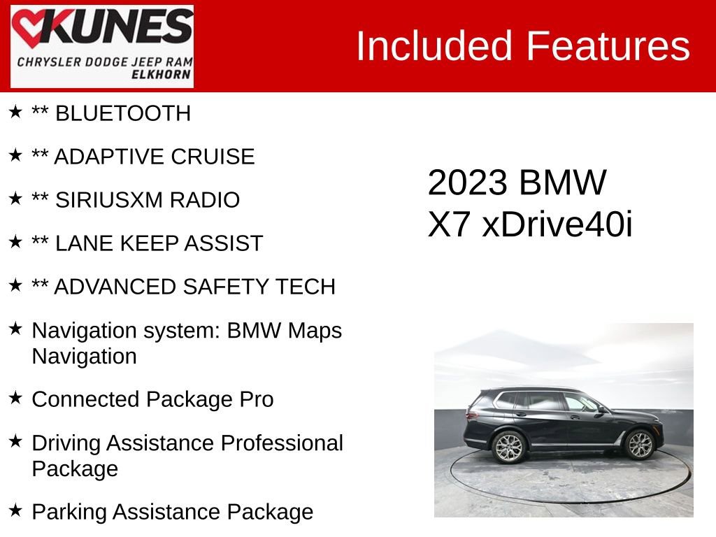 Used 2023 BMW X7 xDrive40i image 3