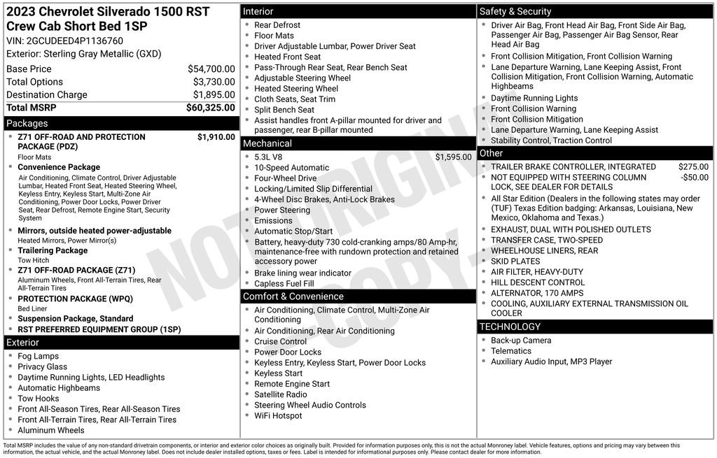 Certified 2023 Chevrolet Silverado 1500 RST image 40