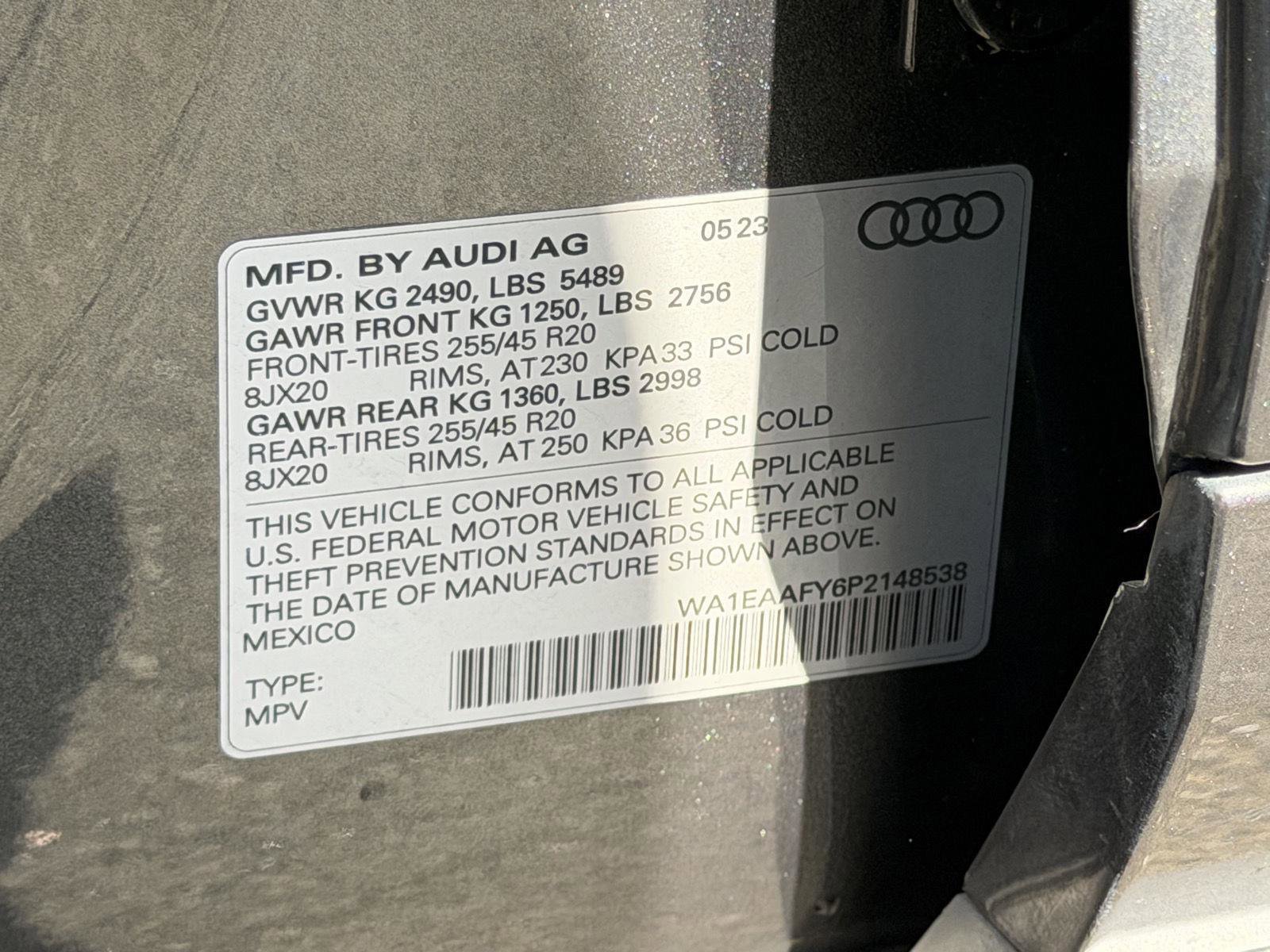 Used 2023 Audi Q5 2.0T Premium Plus w/ Premium Plus Package image 25