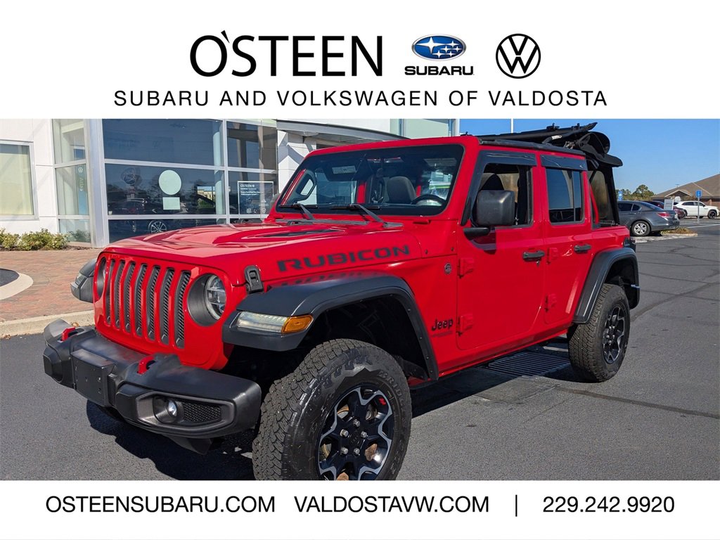 Used 2018 Jeep Wrangler Unlimited Rubicon w/ LED Lighting Group image 1