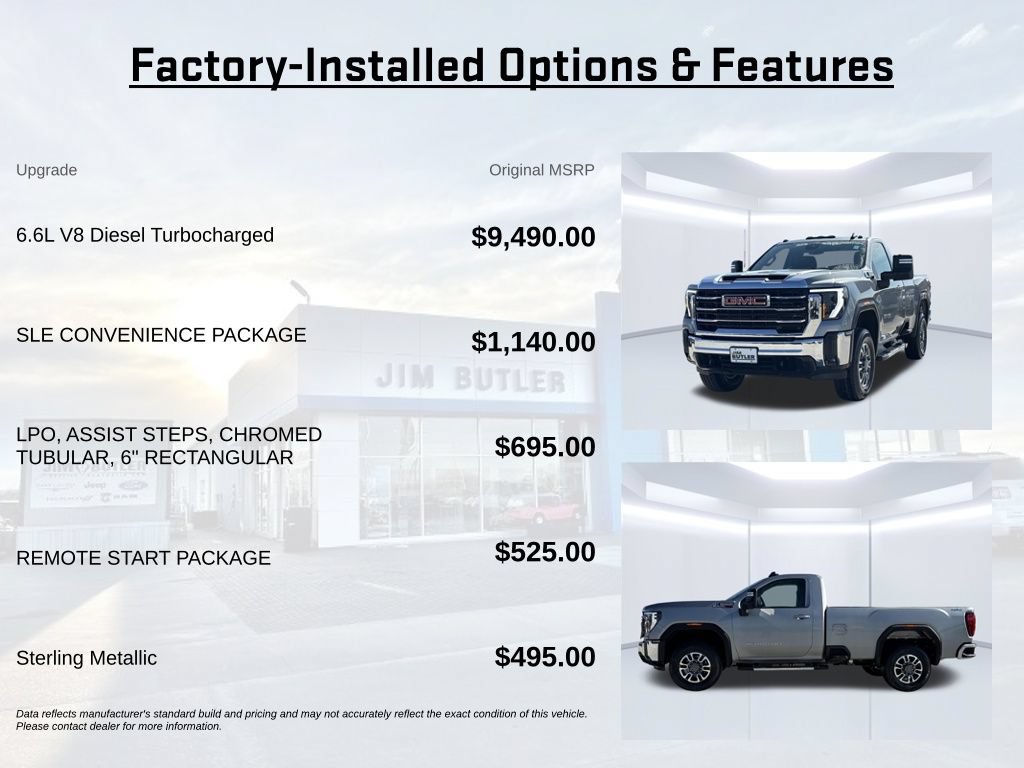 Used 2024 GMC Sierra 3500 SLE w/ SLE Convenience Package AWD/4WD image 3