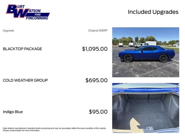 Used 2022 Dodge Challenger R/T w/ Blacktop Package RWD video 3
